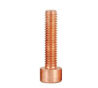 1-10pcs T2 Copper Socket Head Hexagon Socket Head Screw Cup Cylindrical Head Pure Copper Screw High M3 M4 M5 M6 M8 M10 M12(14mm,M12 (1Pcs))