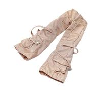 1/12 Cargo Pants Mini Trousers Roles Playing Cloth Decorative Stylish Display Miniature Clothing Doll Costume Accessories, Khaki