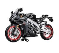 1:12 Compatible with Aprilia RSV4 RR1000 Racing Motorcycles Alloy Motorcycle Model Not Include Battery(BlackOne)