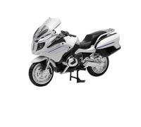 1:12 Compatible with BMW R1250RT Motorcycle Alloy Diecast Model Simulation Collect Hobby Not Include Battery(White)