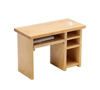 1:12 Computer Desk with Mouse and Keyboard Bedroom Study Furniture Sup