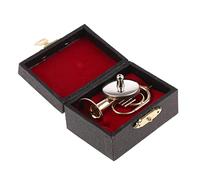 1/12 Copper Tuba Model Miniature Musical Instrument for Dolls House Decor