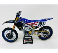 1:12 DIRT BIKE YAMAHA YZF 450 Tomac Des Nations limited Toy Model MOTOCROSS