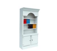 1/12 Doll House Miniature Wooden Bookcase With Small Books For Study Room Scene Display Setting Landscape Accessories Doll House Scene Furniture