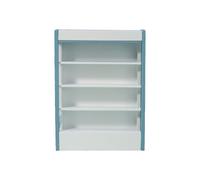 1/12 Dollhome Toys Grocery Display Cabinet Furniture Wood Decoration Birthday Gift Doll Ornament Collection Wide Cabinet