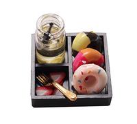 1:12 Dollhouse Afternoon Tea Set Dollhouse for Girls Children