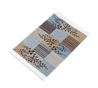 1/12 Dollhouse Carpets Woven Miniature Rugs Toy Furniture Accessory Multi-color, Leaves