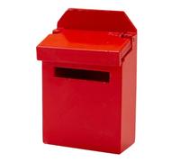 1/12 Dollhouse Mailbox Model Scene Mini Wood Letter Box for Party Favor Kids Red 4.2x2.2x6.4 cm