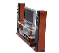 1:12 Dollhouse Miniature Furniture TV DVD Surround Sound Set