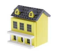 1/12 Dollhouse Miniatures Villla House Model Toy Decoration Accessory Yellow