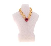1/12 Dollhouse Necklace Display Stand Model Flocked Surface Removable Jewelry Jewelry Holder for Mannequin Dollhouse