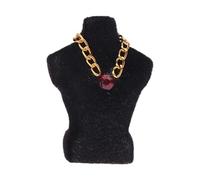 1/12 Dollhouse Necklace Display Stand Model Flocked Surface Removable Jewelry Jewelry Holder for Mannequin Dollhouse