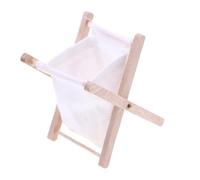 1:12 Fabric And Wood Dollhouses Laundry Holder Safe Dirty Laundry Basket For Kids Activity Laundry Storage Basket