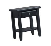 1: 12 Figure Bedside Table Wooden Compact Cabinet for Small Home Decor Contemporary Tiny Side Table for Figure Scenes