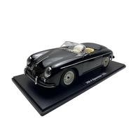 1 12 For Parsohe 356A Speedster 1955 Simulation Car Model Home Static Ornaments Adult Collection Vehicles Kit(Black)