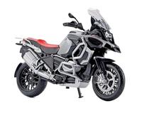1:12 for R1250GS Alloy Racing Diecast Metal Toy Street Sports Motorcycle Model Simulation Collection Battery not included(Gray)