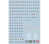 1/12 Girl Water Transfer Eye Decal