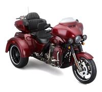 Harley Davidson CVO Tri Glide 2021 Burgundy Model Moto Scale 1/12 22cm MAISTO