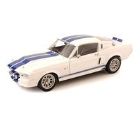 1:12 KK SCALE Ford Mustang Shelby Gt500 Eleanor 1967 White & Blue KKDC120172 Mod