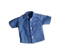 1/12 Miniature Doll T Shirt Costume Versatile Stylish Cosplay Gifts Clothes Accessory, Blue
