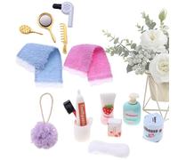 1:12 Miniature House Bathroom Accessories for Miniature House Accessories Set for Home | Miniature Vanity Accessories Set, Comb