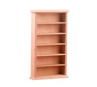 1:12 Miniature Storage Cabinet Bookcase Model is a bookshelf model from friendly wood for lovers and creative play