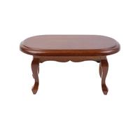 1:12 Model Miniature End Table Dollhouses Living Room Wood Table Furniture Landscape Dollhouses Decoration Accessories Vintage End