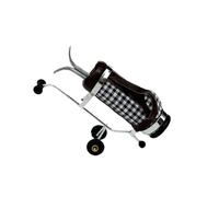 1/12 Scale Cart With Removable Balls Metal Frame Leather Trim Realistic Vehicle For Creative Play Miniature Cart For Dollhouses Scene