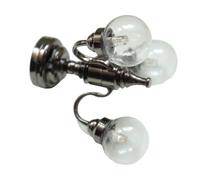1/12 Scale Ceiling Lamp Figure Model Realistic Chandelier Vintage Life Scene Dolls House Pretend Game Furnishings Realistic Dollhouses Lamp