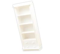 1: 12 Scale Doll House Accessories Bookcase Display Cabinet Model Figurine for Scene Setting Children Roleplay Game Toy Doll House Furniture