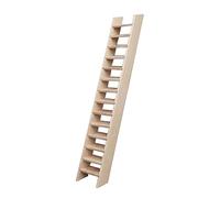 1/12 Scale Doll House Ladder Miniature Wooden Ladder for Dollhouse Accessories Furniture Decor Kids Crafts Educational Model 2.05x0.75x11.42inch