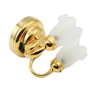 1:12 Scale Dollhouse Miniature Wall Outlet LED Wall Lamp Has Dollhouse Double Head Ambiance Display Accessories