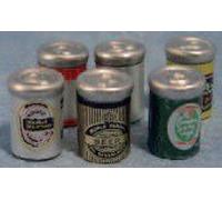 1:12 Scale Dolls House Miniatures Beer Cans D644