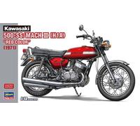 1:12 Scale Hasegawa Kawasaki 500-SS /MACH III H1A Red Bike Model Kit UK STOCK