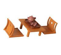1: 12 Scale Japanese Tea Utensils Miniature Tatamis Tea Set Model Figure for Doll House Interior Landscape Scene Setting Furniture Japanese Culture Miniature