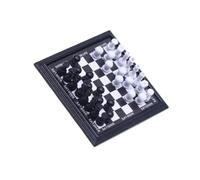 1/12 Scale Metal Chess Game For Miniature Collections And Displays For Home Or Office Display Decorative Chess Board Tabletop