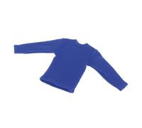 1/12 Scale Mini Long Sleeve Shirt for 6inch Male Female Soldier Figures Accs Blue, 5.6cm