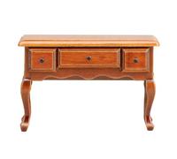 1/12 Scale Miniature Desk Model Figure With Drawers For Dollhouses Enthusiasts And Collectors Craft Model Project Decors Miniature Writing Table