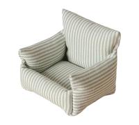 1: 12 Scale Miniature Doll House Sofa for Ball Joint Doll OB11 Soft Fabric Single Couch Cushioned Chair for Scene Decors Small Sofa for Dolls