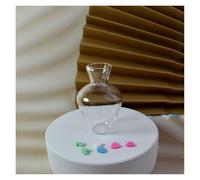1:12 Scale Miniature Glass Vase Set, Dollhouse Decoration Accessories Handmade for DIY Wedding Scenes, for Mini Furniture Model and Tiny Home Decor(NO5)