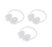 1/12 Scale Miniature Headphones For Dollhouses Computer Room Scene Accessories Black Red White Realistic Detail Multicolor Dollhouses Decors