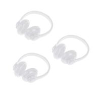 1/12 Scale Miniature Headphones For Dollhouses Computer Room Scene Accessories Black Red White Realistic Detail Dollhouses Furniture