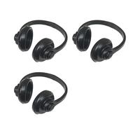 1/12 Scale Miniature Headphones For Dollhouses Computer Room Scene Accessories Black Red White Realistic Detail Dollhouses Furniture