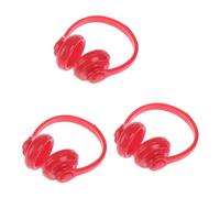 1/12 Scale Miniature Headphones For Dollhouses Computer Room Scene Accessories Black Red White Realistic Detail Dollhouses Furniture