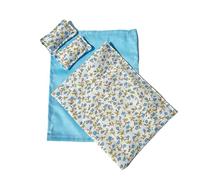 1: 12 Scale Miniature House Bedding with Fabric Bed, C, A | Coordinated Miniature Bed Linens, Placement Without Hardware, Flexible Styling in Bedroom and Hobby Layouts