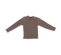 1/12 Scale Miniature Long Sleeve T Shirt Outfit Costume Casual Figure Doll Clothes for 6inch Male Female Action Figures Accs, Gray
