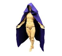 1:12 Scale Purple Cape Cloak with Hat for Body (no Figure)