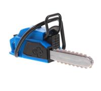 1:12 Scale PVC Fake Chainsaw for Miniature Props (Blue)