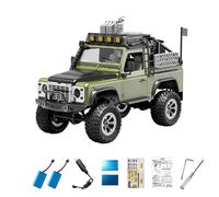 1:12 Scale RC Rock Crawler, 2.4G 4WD Electric Off-Road RC Monster Truck with Adjustable LED Lights & Splash Resistant, Hobby Grade Buggy for Adults