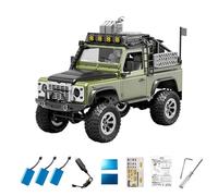1:12 Scale RC Rock Crawler, 2.4G 4WD Electric Off-Road RC Monster Truck with Adjustable LED Lights & Splash Resistant, Hobby Grade Buggy for Adults